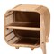 Bali & Pari Keita Bohemian Natural Rattan and Mahogany Wood Nightstand 244-13671-ZORO - alternate 8